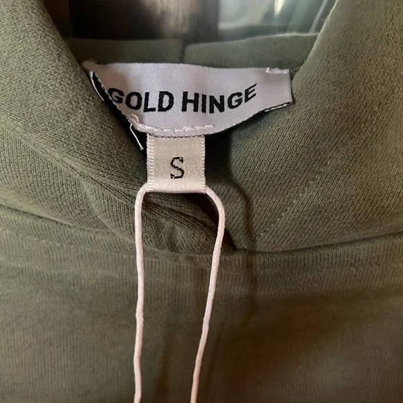 Gold Hinge Hoodie Olive Green - Picture 2 of 4